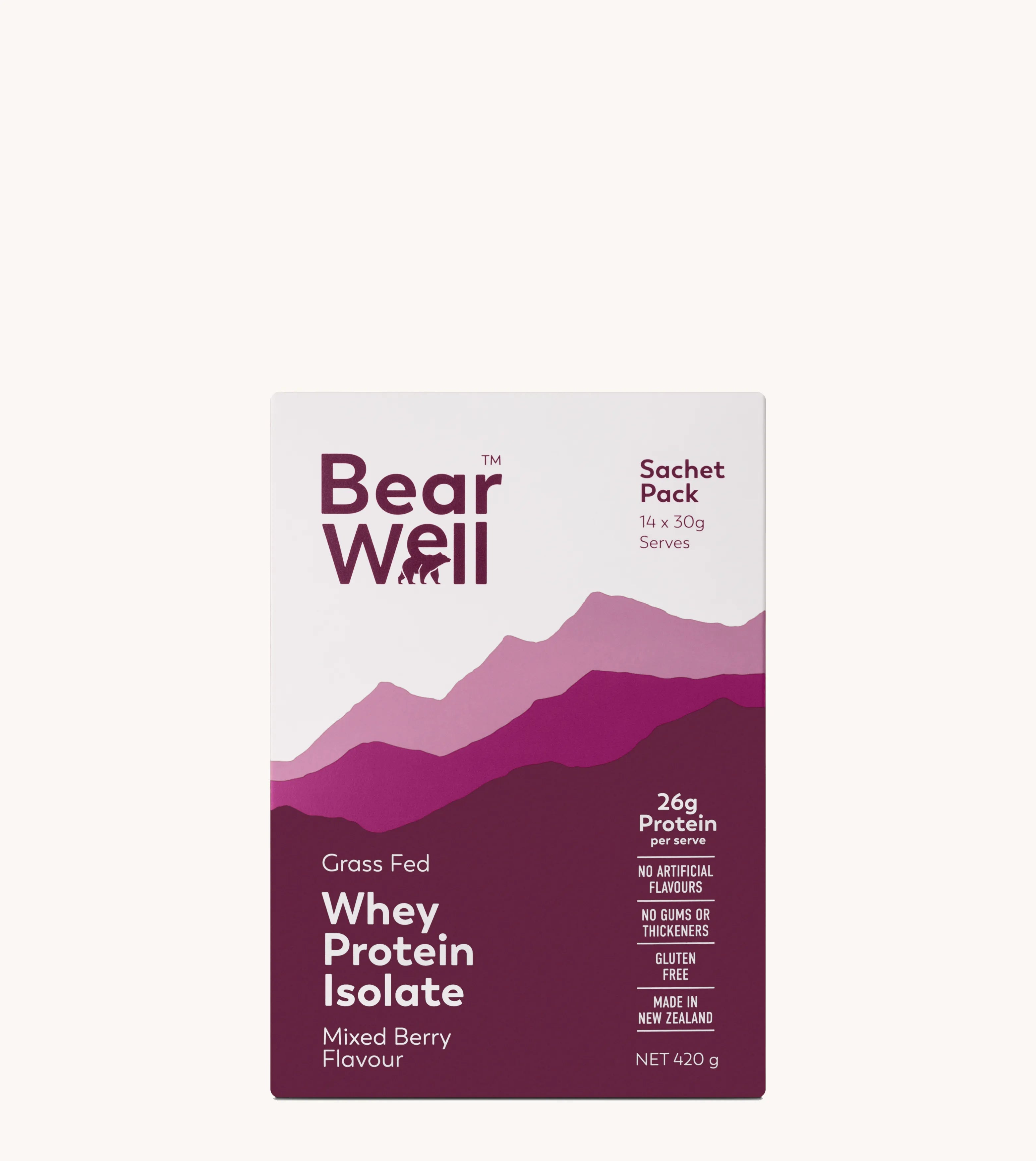 Whey Protein Isolate - Sachet Box - Mixed Berry